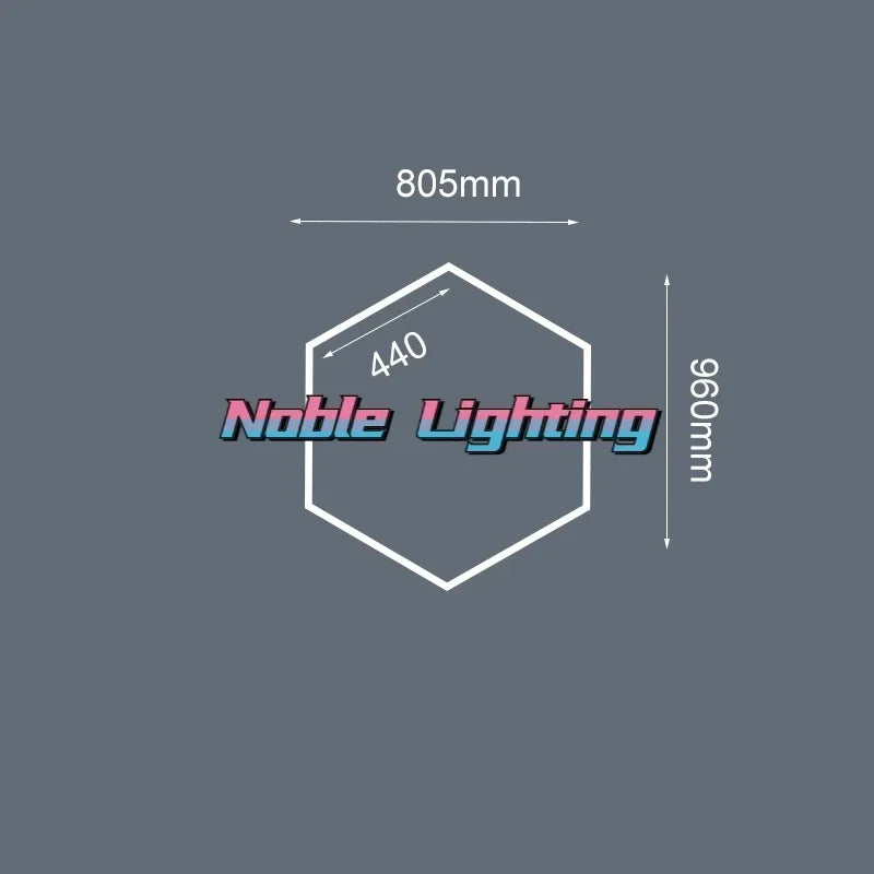 1-5PCS Honeycomb Led Light Garage Light Hexagon Led Lamp Led Tube Ceiling Lighting for Auto Car Body Repair Workshop Customized