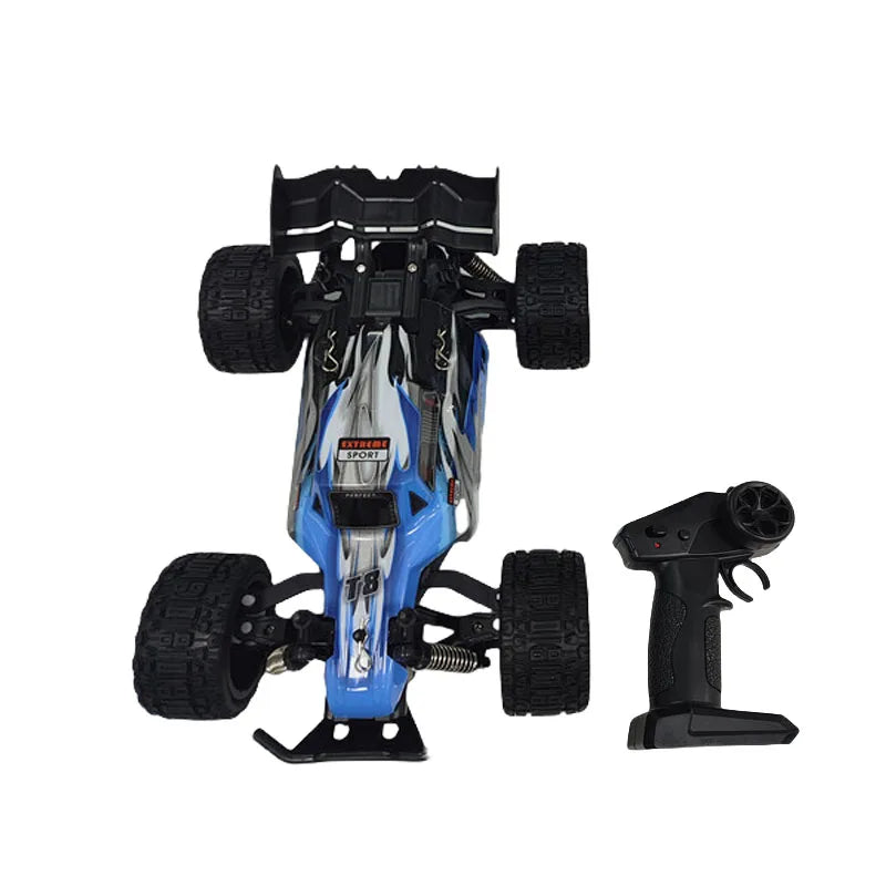 Brand-new dual-shell illuminated off-road remote control car, four-wheel drive high-performance toy car with cool lights, suitab