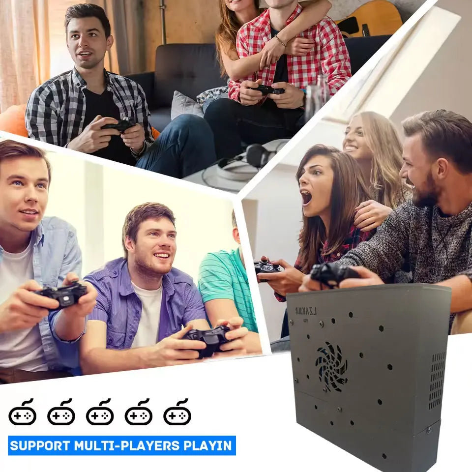 Built-in 70000+ Games Retro X8 Pro Game Console 1T For Wii PS2 PSP Saturn Plug-and-Play On TV Windows 11 Wireless Controller