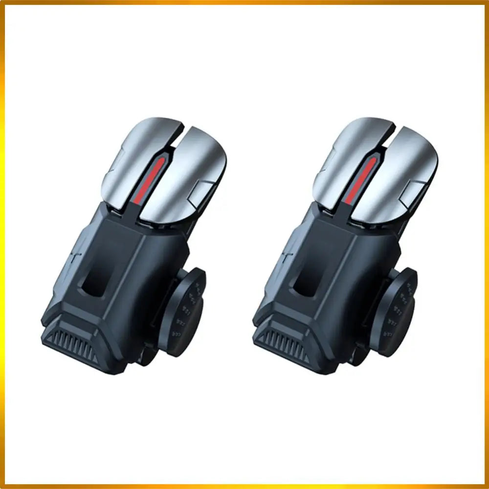 2pcs 6 Finger Gaming Trigger for PUBG Game Mobile Phone Gamepad Mobile Gamepad Trigger Joystick for Ios Android Mobiles Phones