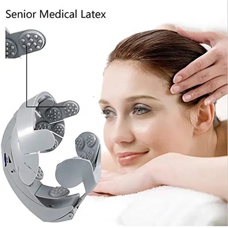 Electric Head Massage Relief Improve Sleep Vibration Relaxation Health Care Device Relax Easy Acupuncture Point Brain Massager