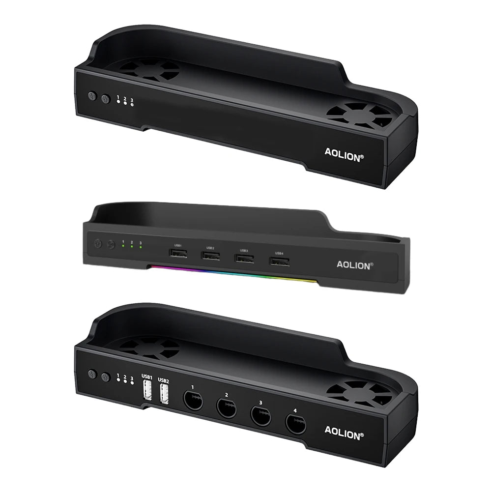 Cooling Fan Dock For Nintendo Switch 2 HUB Expansion Base NGC Wall Mount RGB Portable Heat Sink For Switch2 Game Consoles ﻿