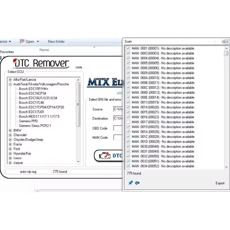 ECU adjustment software 2024 For Download MTX DTC Remover 1.8.5.0 with Keygen Full Unlimited Software for Window 7