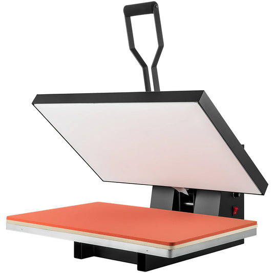 SucceBuy Heat Press Machine 15" x 15" /16" x 20" /16" x 24" Sublimation Printer Manual Clamshell Transfer on DIY T-shirt Pillow