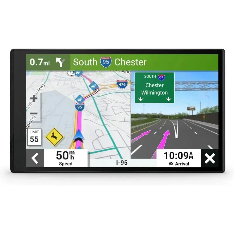 Innovative design.DriveSmart 76, 7-inch Car GPS Navigator with Bright, Crisp High-resolution Maps and Voice Assist