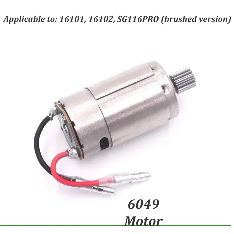 SCY 16101 16102 SG116PRO High-speed 50KM/H RC Original Parts Vehicle, Screw Rocker Arm, Steering Tie Rod Transmission Shaft Gear