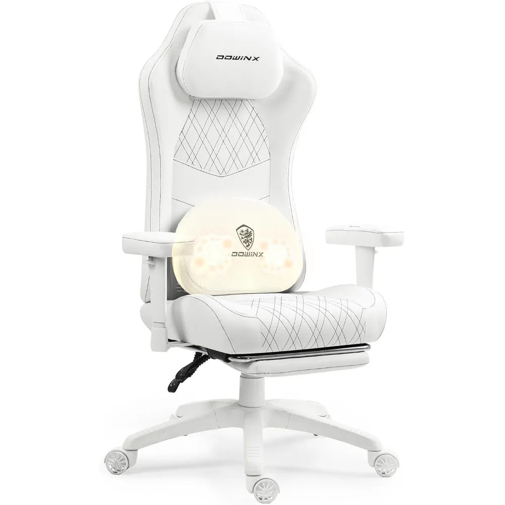 Heated Massage Gaming Chair for Adults - Ergonomic Reclining Computer Chair with Sofa-Grade Pocket Spring Cushion & Adjustable